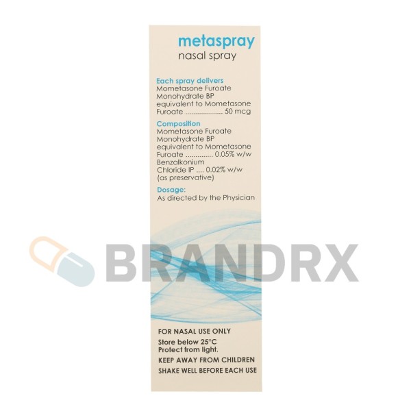 Metaspray Nasal Spray 100 MD 50 mcg Cipla