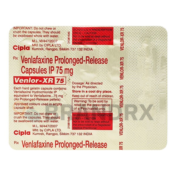 Venlor XR 75 mg Cipla